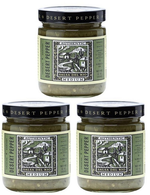 Desert Pepper Salsa Del Rio Med, 454g, 1개