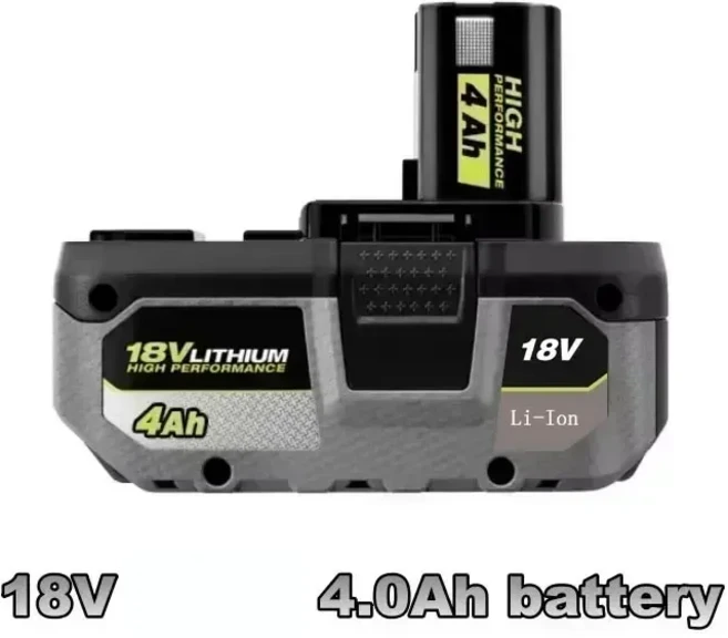 18V RYOBI 고성능 리튬 배터리 저자기방전 모든 도구에 적합 P104 RB18L20, 05 4.0Ah, 01 18V용
