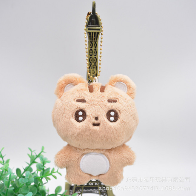 뽀바투 키링 왕바투 동물 캐릭터 굿즈 대형 인형, 뽀송텬, 10cm, 1개