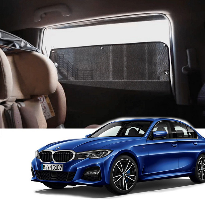 썬블럭 햇빛가리개 커튼 차박 BMW G20 3시리즈 (19년~현재) 1열, 1열 검정 3시리즈G20 BW125, 1세트