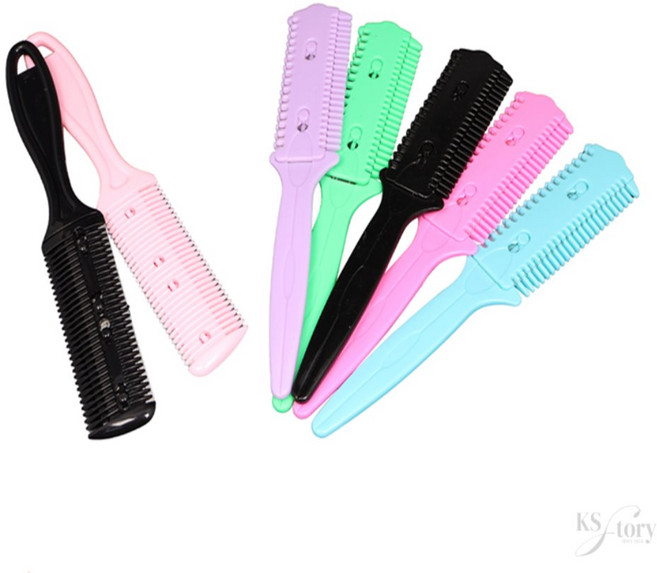 스토리 아기 머리손질 빗칼 헤어컷팅빗 아기머리자르기 초간편헤어컷팅빗