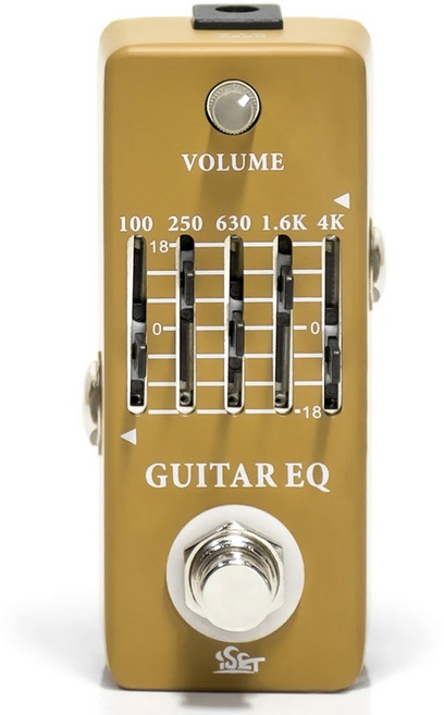 기타이펙터 ISET 일렉트릭 기타 이펙트 페달 오버드라이브 바이패스 디스토션 부스터 컴프레서 퍼즈 플랜저 트루 부품, PD-15 Guitar EQ, 1개