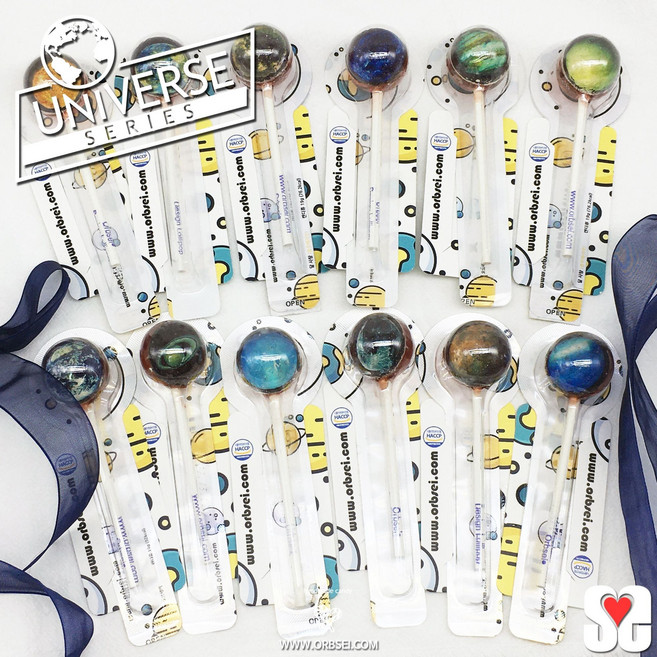 오브세이 행성캔디 낱개(1개) by orbsei / 우주 행성 플래닛 아트캔디, 목성(파인애플), 목성(파인애플), 200g, 1개