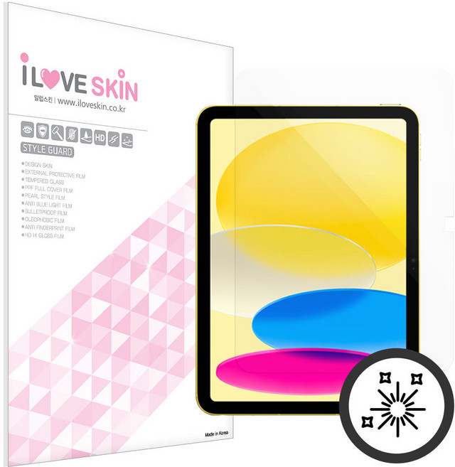 아이패드 11세대 11인치 고광택강화 액정보호필름 선명한 필름, 1개