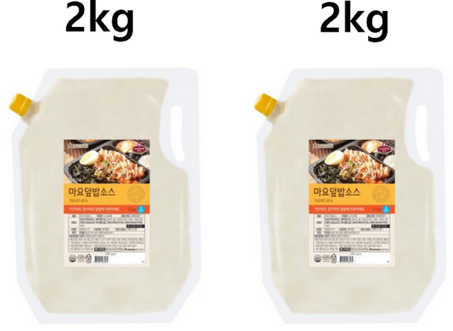 대상 쉐프원 마요덮밥소스 2kg 12883, 4kg, 1세트