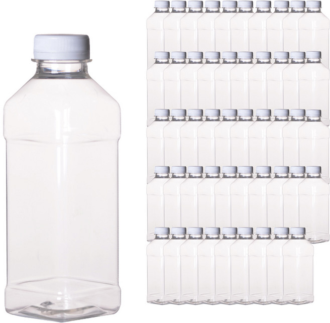 사각쥬스 페트 화이트캡, 50개, 500ml