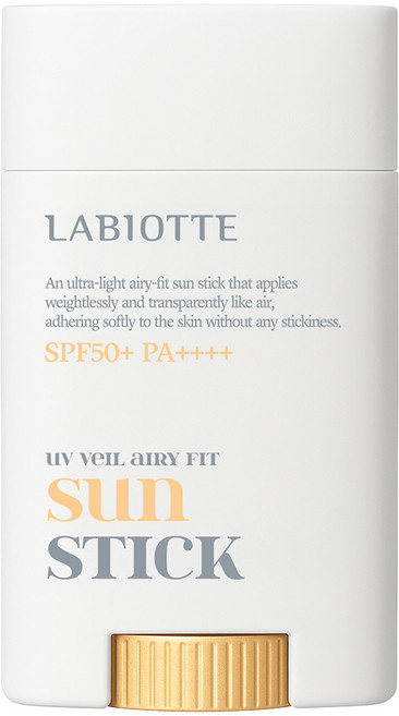 라비오뜨 유브이 베일 에어리 핏 선스틱 SPF50+PA++++ 끈적임 없는 보송한, 1개, 21g