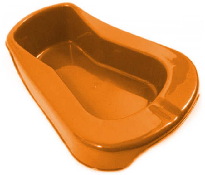 현대의료산업사 환자용 이동 대변기 HD-BP-01/오렌지, 단품, 1개