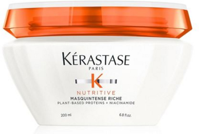 KERASTASE 케라스테즈 뉴트리티브 마스킨텐스 헤어 마스크 식물성 단백질과 니아신아마이드로 깊이 영양 공급 및 컨디셔닝 중간 건조용 68 플로리드 온스, 6.8 Fl Oz (Pack of 1)