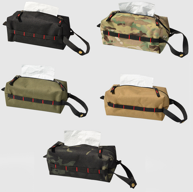 TC5 - 감성 캠핑 휴지 티슈 두루마리 화장지 키친타올 물티슈 케이스 걸이 가방 파우치 휴지케이스 휴지가방 물티슈케이스 물티슈가방 물티슈파우치 휴지파우치, 1개, 블랙