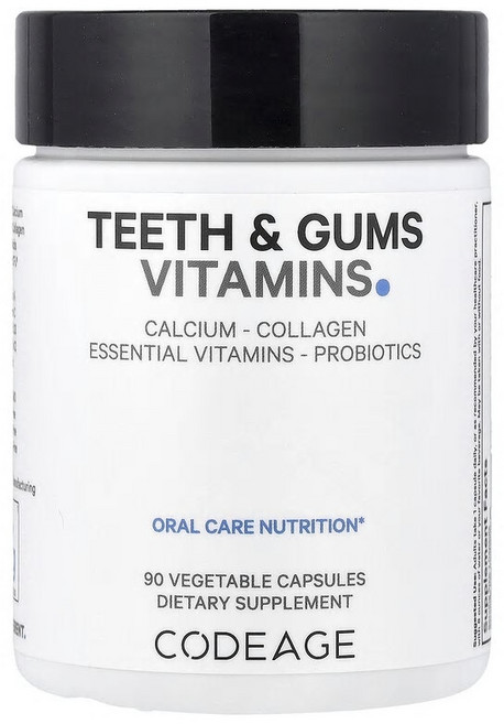 Codeage 치아 및 잇몸 비타민 베지 캡슐 90정 Codeage (코드에이지), 1개