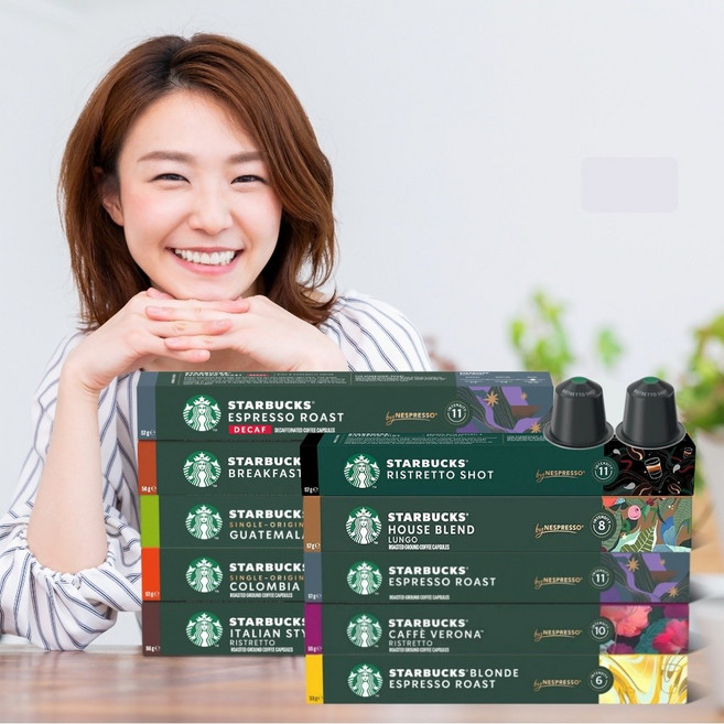 (국내무료배송) 스타벅스 캡슐 베스트 10종100캡슐세트, 1개