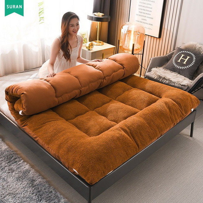 수란 램스울 패드 매트리스 토퍼, 브라운