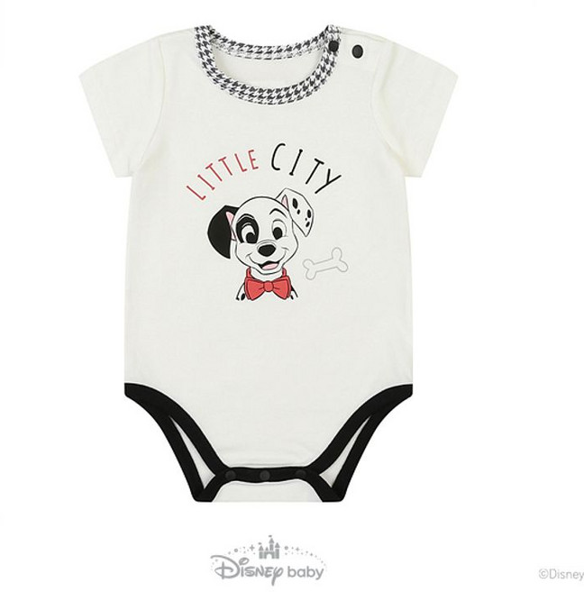 디즈니베이비 달마시안체크반소바디수트 O WHITE 79R317503