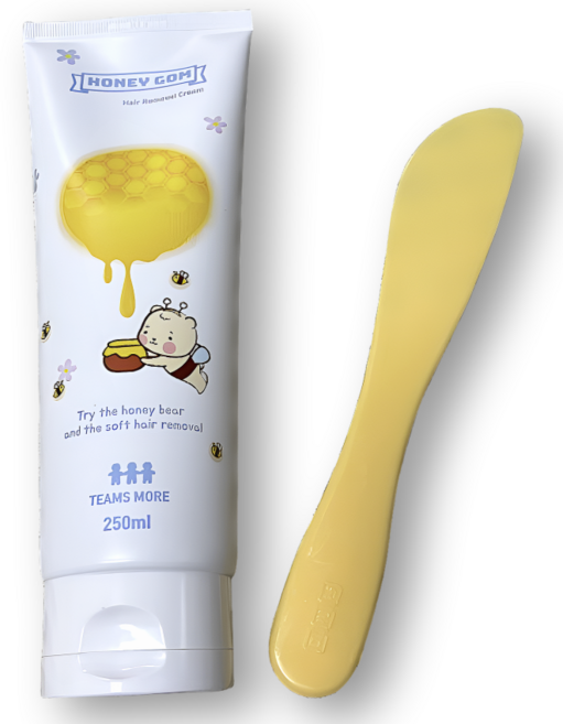 정품) 팀스모어 꿀곰 제모크림 (+스페츌러 포함) DIMODE 디모데 꿀보습 대용량 부드러운 저자극 제모, 2개, 250ml