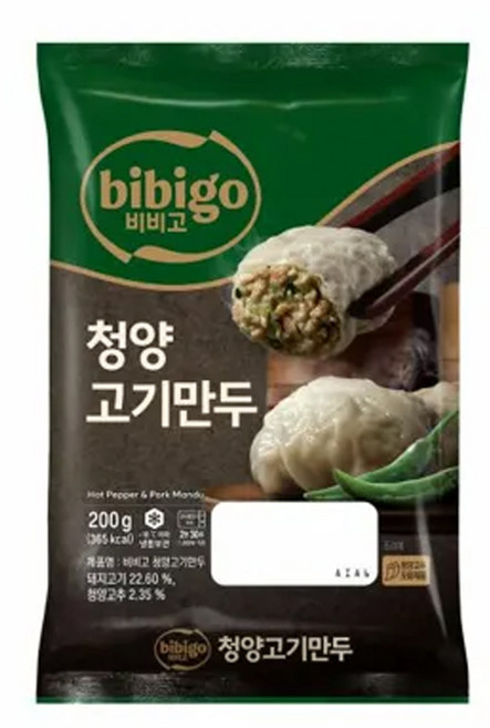 CJ 비비고 청양고기만두, 200g, 6개