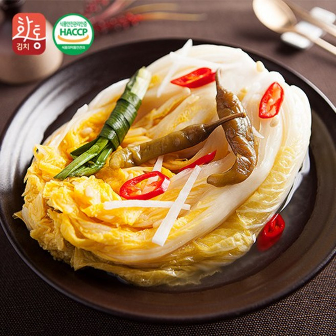 화통김치 백김치 포기김치, 3kg, 1개
