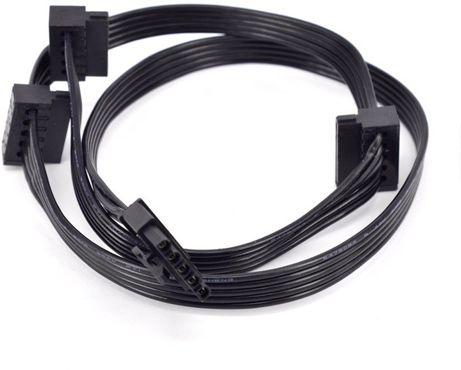 쿨러 마스터 V 시리즈 24 핀 CPU PCI-e 6 + 2 8 핀 V850 V1000 V1200 ATX 주변 장치 4 SATA 전원 공급 케이블, 01 기타 _ 02 5Pin to 3 SATA, 03 5Pin to 3 SATA