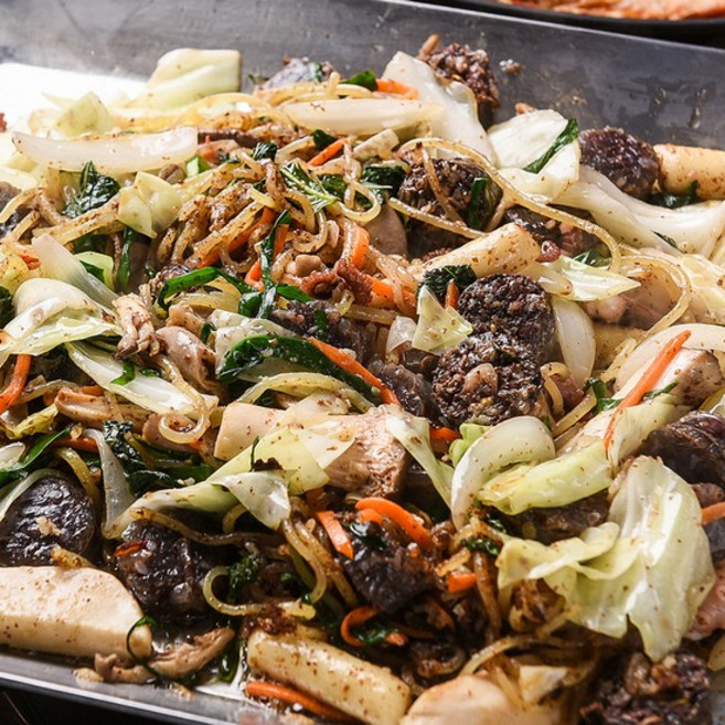 신림동 백순대 볶음(순대/곱창/순대+곱창), 01.백순대 1~2인분(순대+곱창)