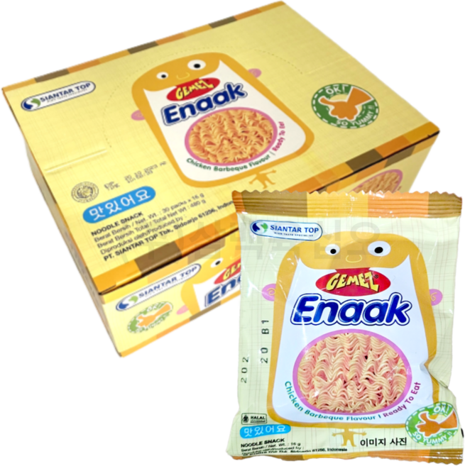 게메즈 에낙 라면 과자, 16g, 360개