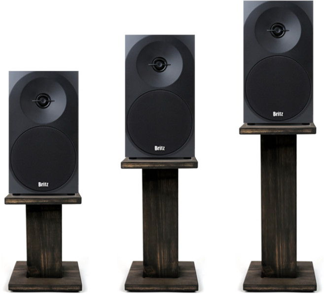 PC 스피커 원목 스탠드 컴퓨터 우드 받침대 거치대 SPPC PC스피커받침대 블랙 - 15cm, PC스피커받침대 원목(무도색) - 15cm