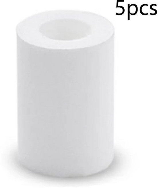 1세트 물 배출구 정수기 주방 욕실 샤워 용 수도꼭지 필터 PP 면 고밀도, 04 Filter element 5pcs