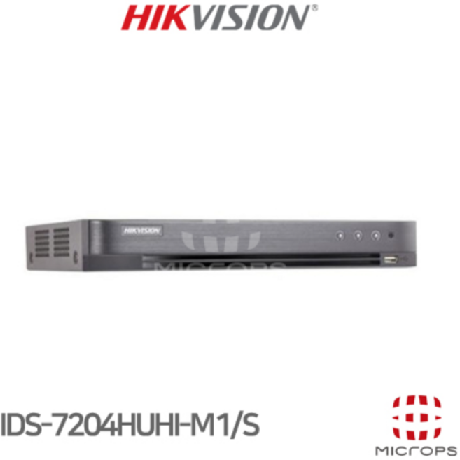 하이크비전 iDS-7204HUHI-M1/S 500만 4채널 CCTV 녹화기 HDD별도 (대체 : iDS-7204HUHI-M1/XT, 1개