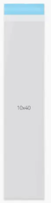 OPP쿠키비닐 10x40 (무지접착), 1개