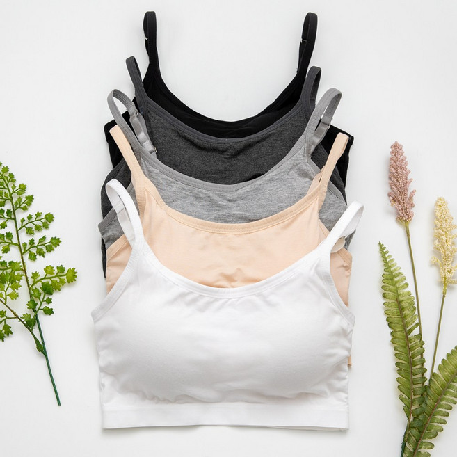 아이엠속옷 주니어브라 노와이어 청소년 일체형 데일리 브라탑