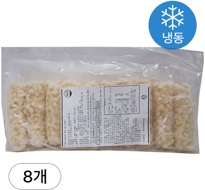 [인생건어물] 포테이토 치즈스틱 700g 8봉 밀키트 대용량 업소용, 8개