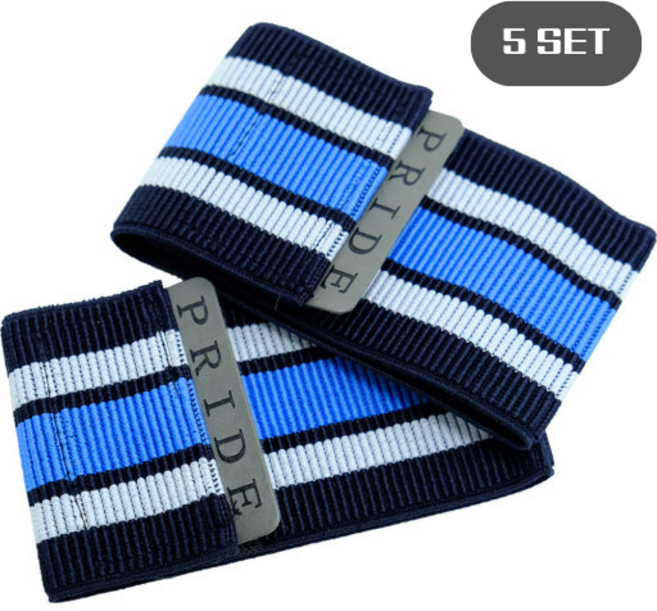 각반 프라이드 고급각반 안전각반 밴드각반, 블루, 5세트