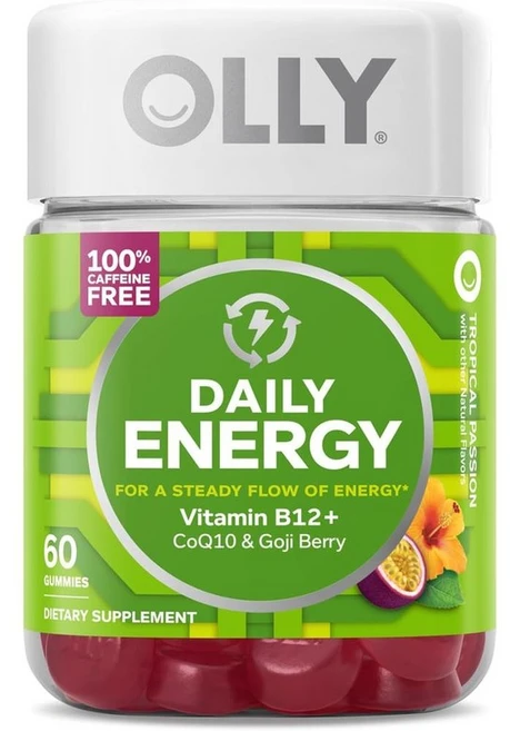 OLLY 올리 데일리 에너지 구미 60정, Daily Energy, 1개 - 쿠팡