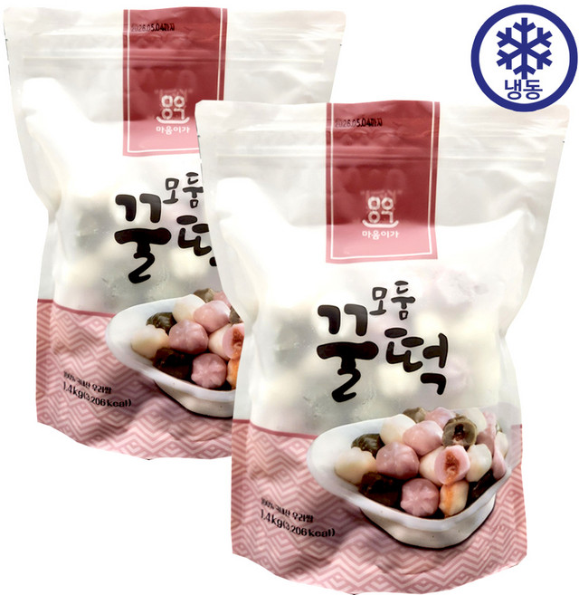 마음이가 모둠 꿀떡, 1.4kg, 2개