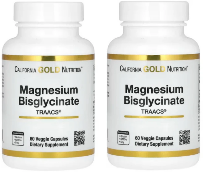 CGN 마그네슘 비스글리시네이트 킬레이트 200mg 60캡슐, 60정, 2개 - 쿠팡