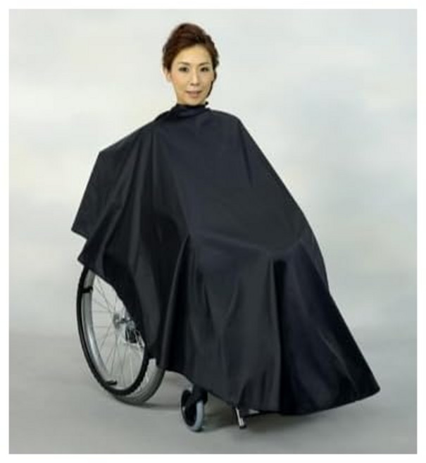 Excel 컷크로스 No.9001 블랙 폭 145cm × 전체 길이 185cm 앞길이 120cm 뒤길이 65cm 목둘레 32cm~52cm, 1개, 상세페이지 참조