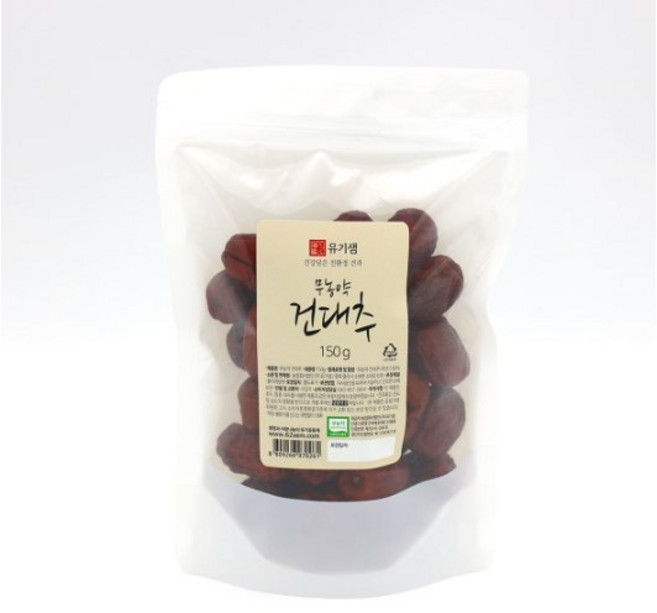 [본사공식몰]유기샘 국산 무농약 건대추 150g, 1개