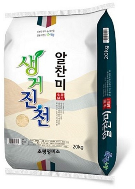 [맘스킹]25년 진천장양영농조합 생거진천 알찬미 쌀 20kg 등급상, 1개, 상등급