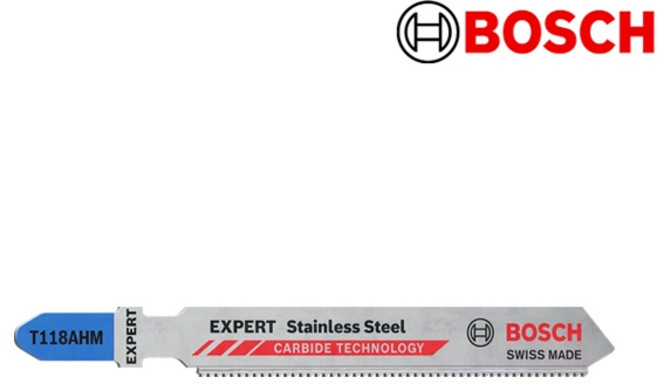 BOSCH博世 線鋸片 T118AHM 不鏽鋼 鐵片 專業級切割, 3個