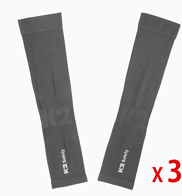 K2 SAFETY 베이직 쿨토시 IUS21904, 그레이, 3세트