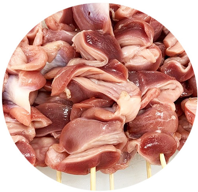 국내산무염 닭꼬치 16종류있어요 염통 근위 껍질 순살 목살 닭오돌뼈 파+닭다리살꼬치 5종/ 캠핑세트, 닭근위꼬치1kg, 1개, 800g