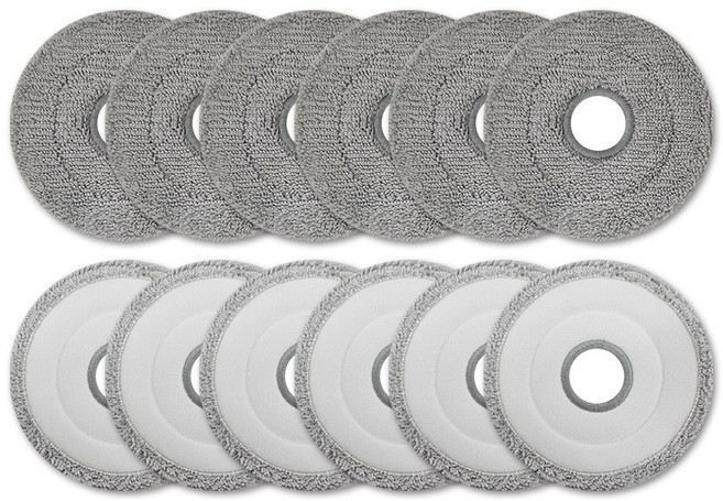 다온 삼성 비스포크 스팀 호환용 걸레 Ai 스팀 로봇청소기, 12개, 물걸레