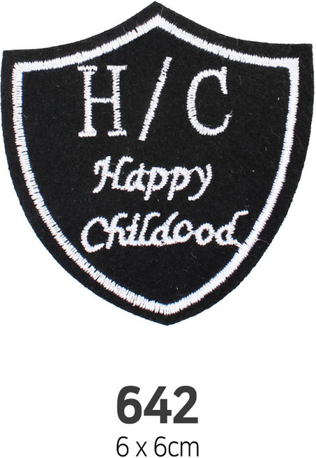 와펜 DIY 자수 패치 와펜모음 열부착식와펜, 4개, 와펜 패치 642번