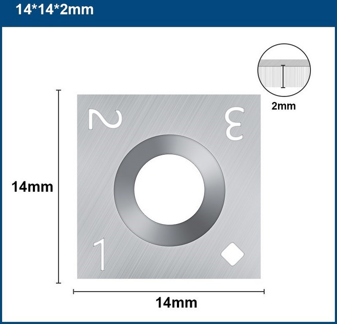 목재 대패 비트 12x12x2 용 카바이드 인서트 슬래브 커터. 2/10.5x10.5x2.2/14x14x2mm 스포일러 보드 표면, 9) 10pcs - 14x14x2mm