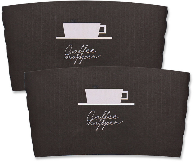 13/10온스 인쇄 테이크아웃컵홀더, 1000개, 1개