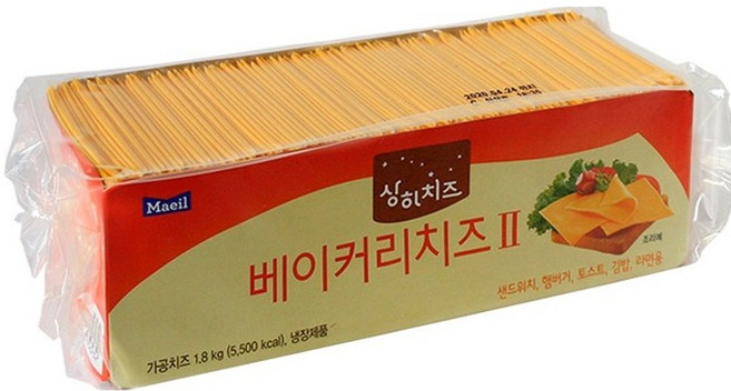 매일 베이커리치즈II 1.8kg 18gx100매 아이스박스 무료 포장, 8개