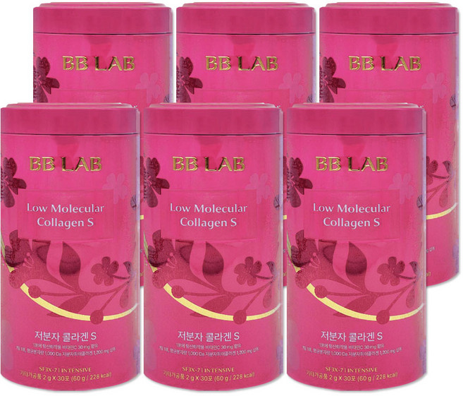 비비랩 저분자 콜라겐 S 인텐시브, 6개, 30회분