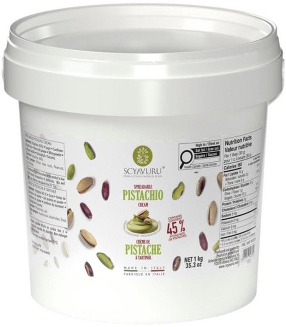 코스트코 피스타치오 스프레드 크림 두쫀쿠 두바이 쫀득쿠키 Pistachio 잼, 1kg, 1개