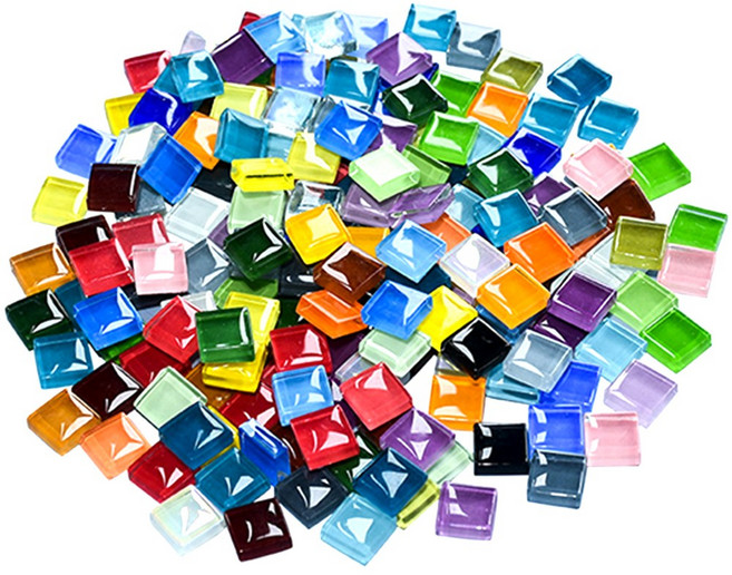 모자이크 사각타일 200g, 1개, 혼합색상