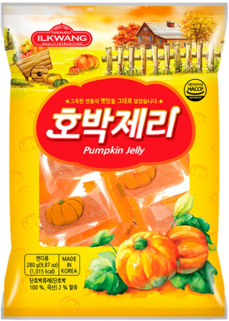 일광제과 호박젤리, 280g, 1개