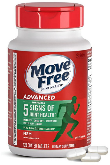쉬프 무브프리 글루코사민 MSM 콘드로이친 120정 [원산지:미국], 1개